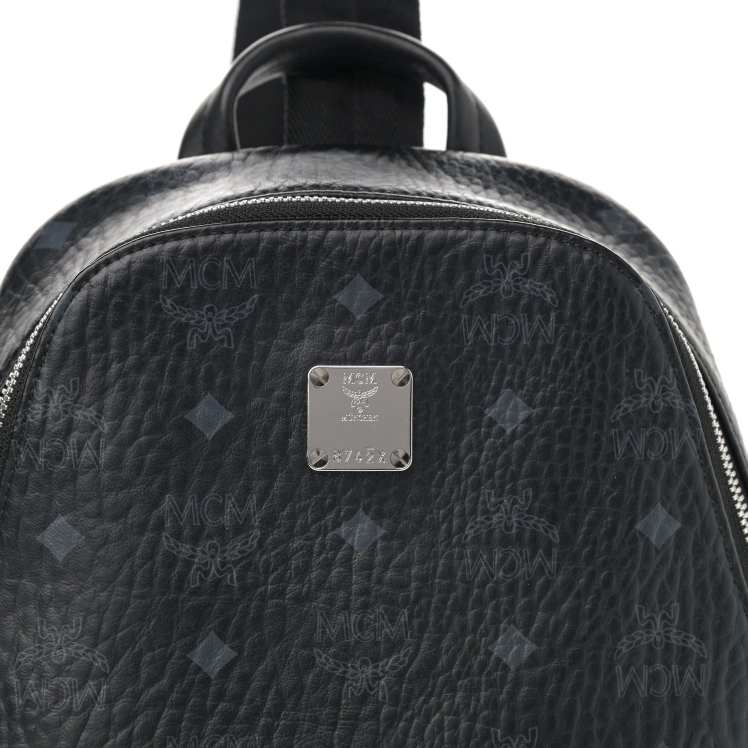 MCM Visetos Klassik Small Sling Bag Black 8 of 11