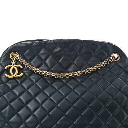 Chanel Calfskin Quilted Shoulder Bag Navy Blue 8 of 11