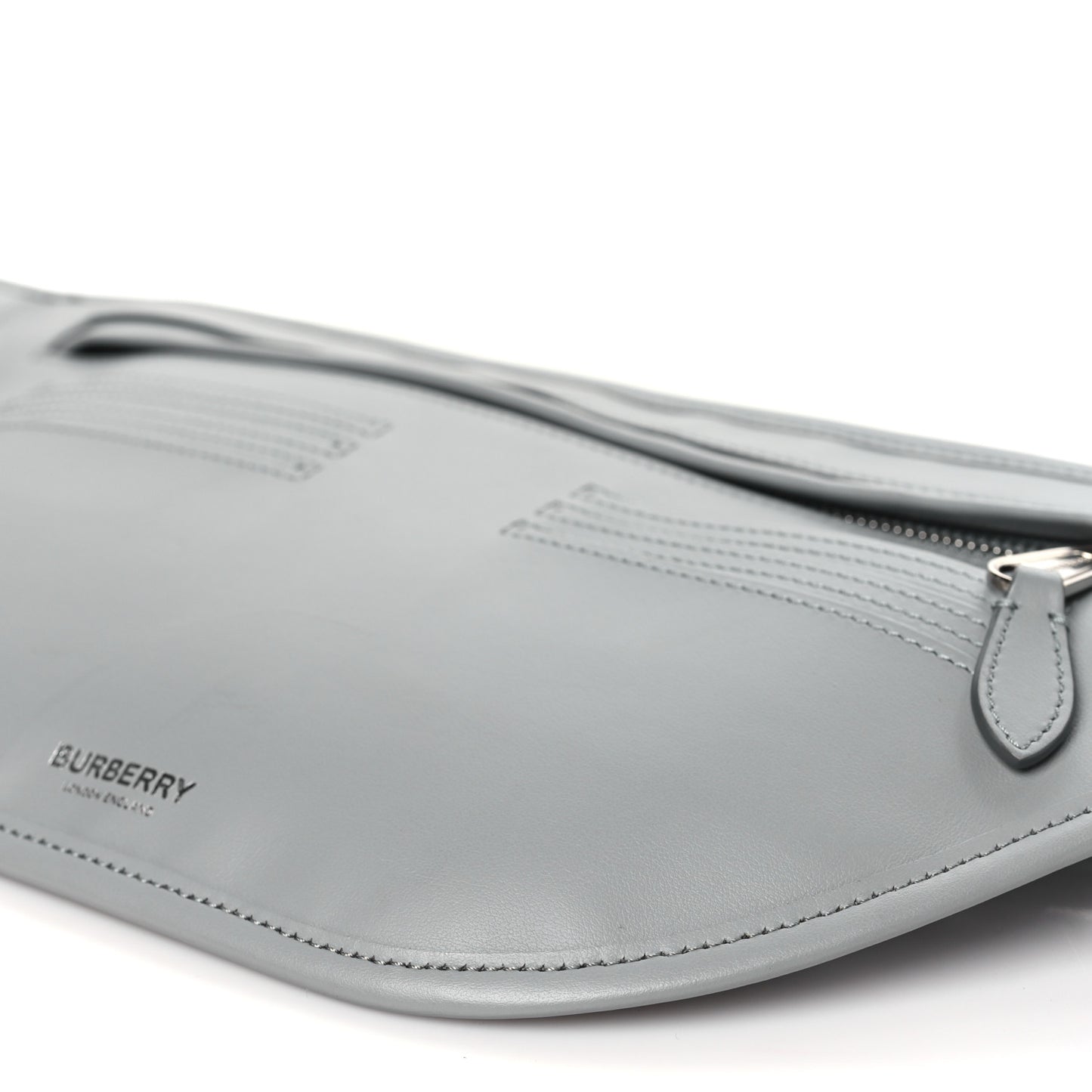 Smooth Calfskin Brummell Bum Bag Grey