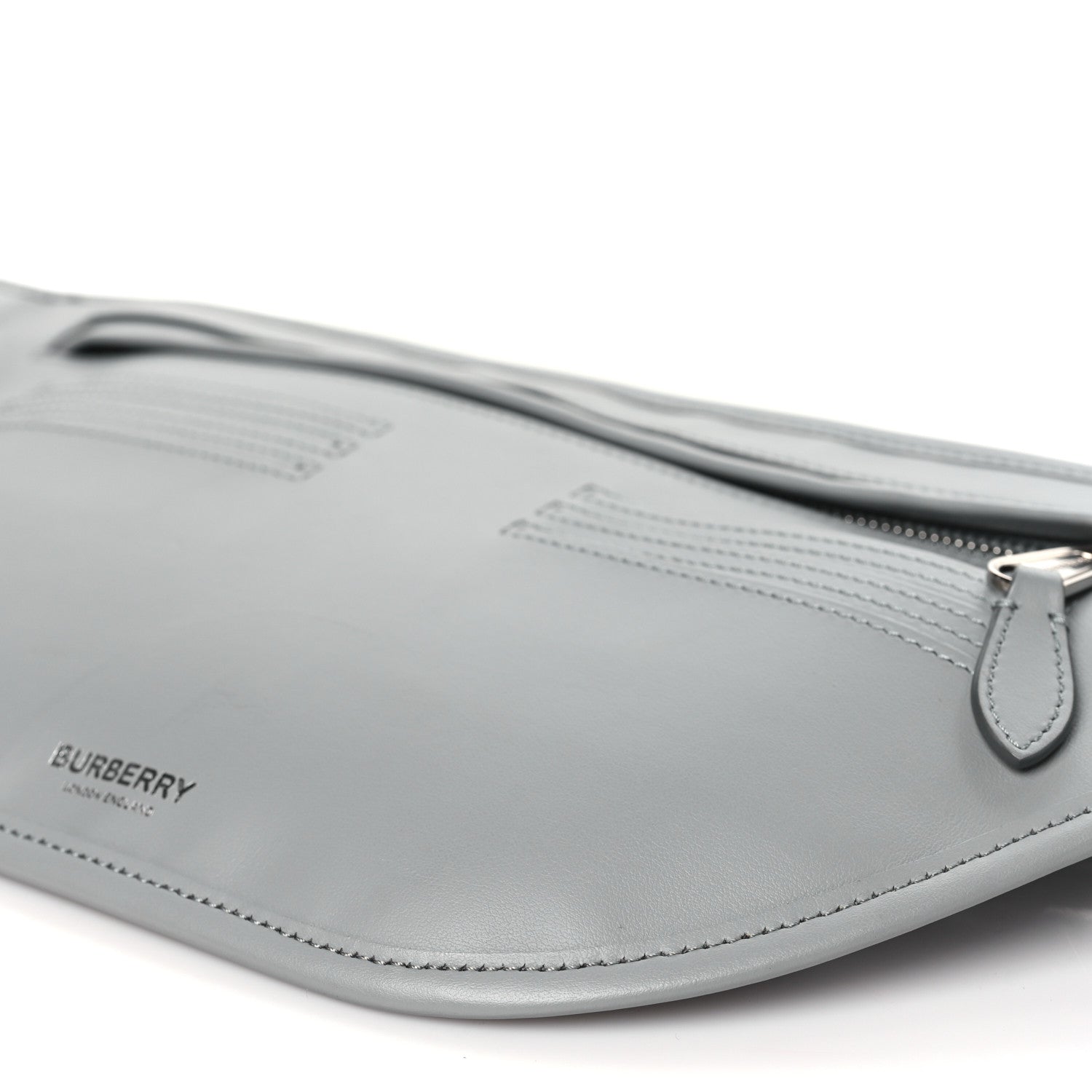 Burberry Smooth Calfskin Brummell Bum Bag Grey 9 of 9