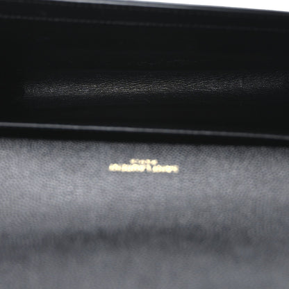 Saint Laurent Grain De Poudre Uptown Chain Wallet Black 6 of 10
