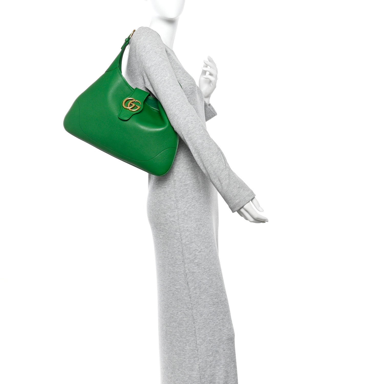 Gucci Goatskin Medium Aphrodite Shoulder Bag New Shamarock 2 of 10