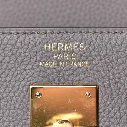 Hermes Togo Kelly Retourne 35 Etain 19 of 40