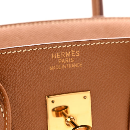 Hermes Courchevel Birkin 35 Gold 6 of 14