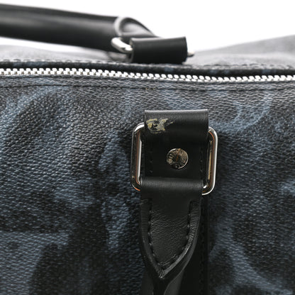 Louis Vuitton Monogram Pastel Keepall Bandouliere 50 Black 10 of 11