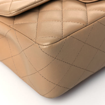 Chanel Lambskin Quilted Mini Rectangular Flap Beige 9 of 12