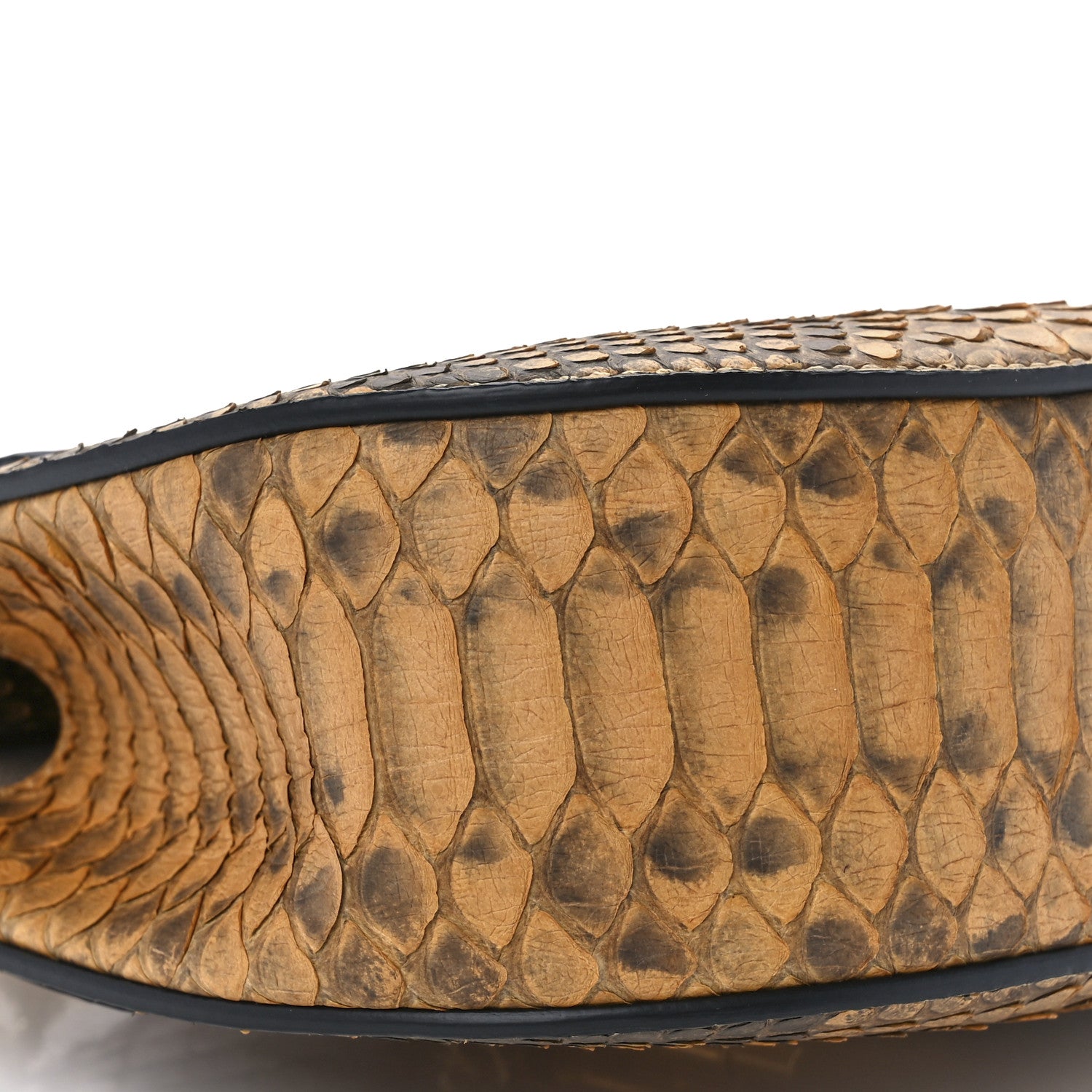 Chloe Snakeskin Mini Drew Shoulder Bag Curry Yellow 12 of 13