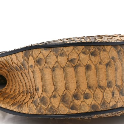 Chloe Snakeskin Mini Drew Shoulder Bag Curry Yellow 12 of 13