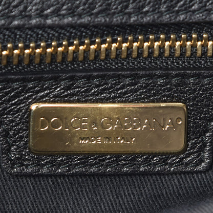 Dolce & Gabbana Leo Crepe Large Miss Sicily Leo Stripe Satchel 7 of 7