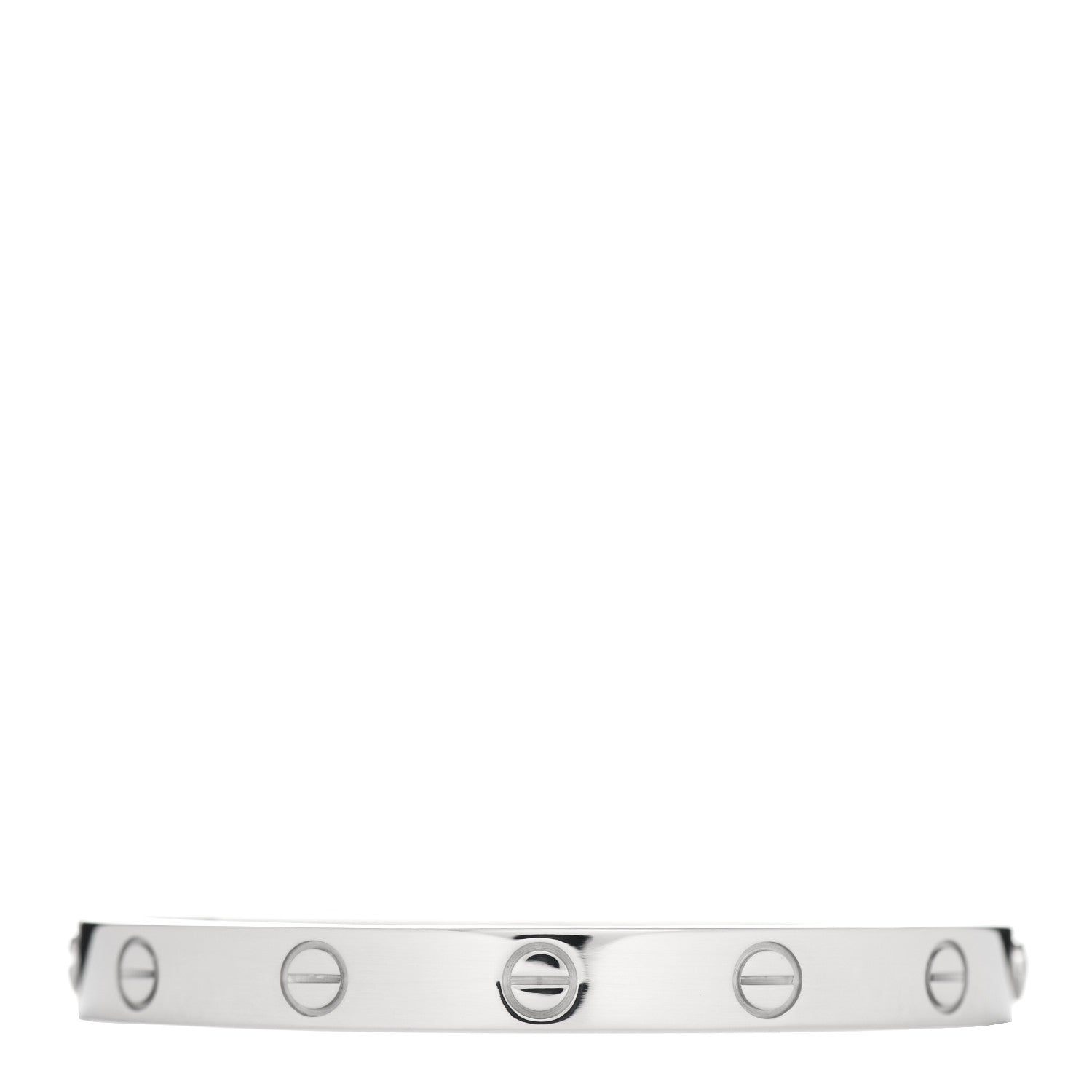Cartier 18K White Gold LOVE Bracelet 16 3 of 5
