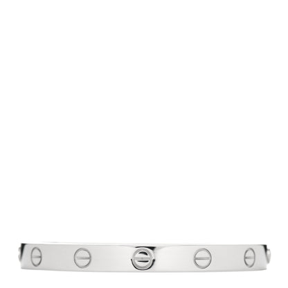 Cartier 18K White Gold LOVE Bracelet 16 3 of 5