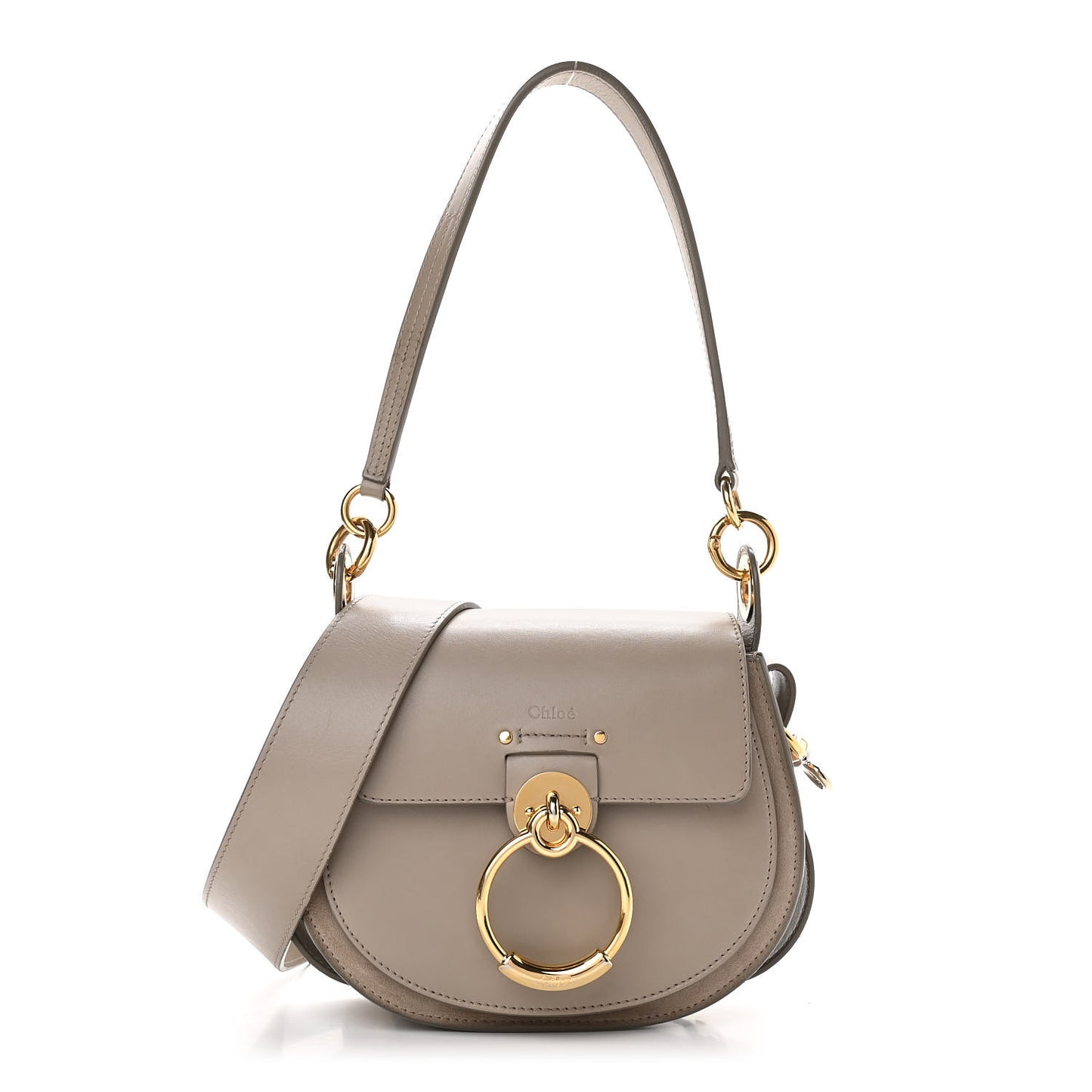 Calfskin Small Tess Bag Motty Grey