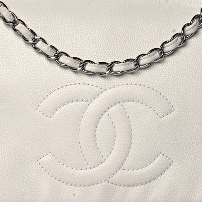 Chanel Caviar Large Timeless CC Flap White 8 of 13