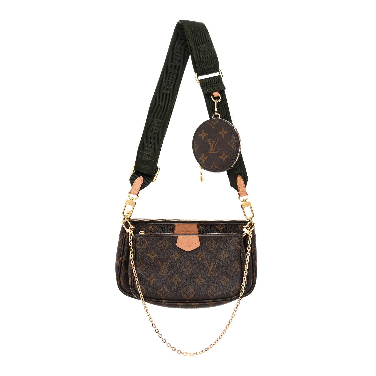 Louis Vuitton Monogram Multi Pochette Accessories Kaki 1 of 13