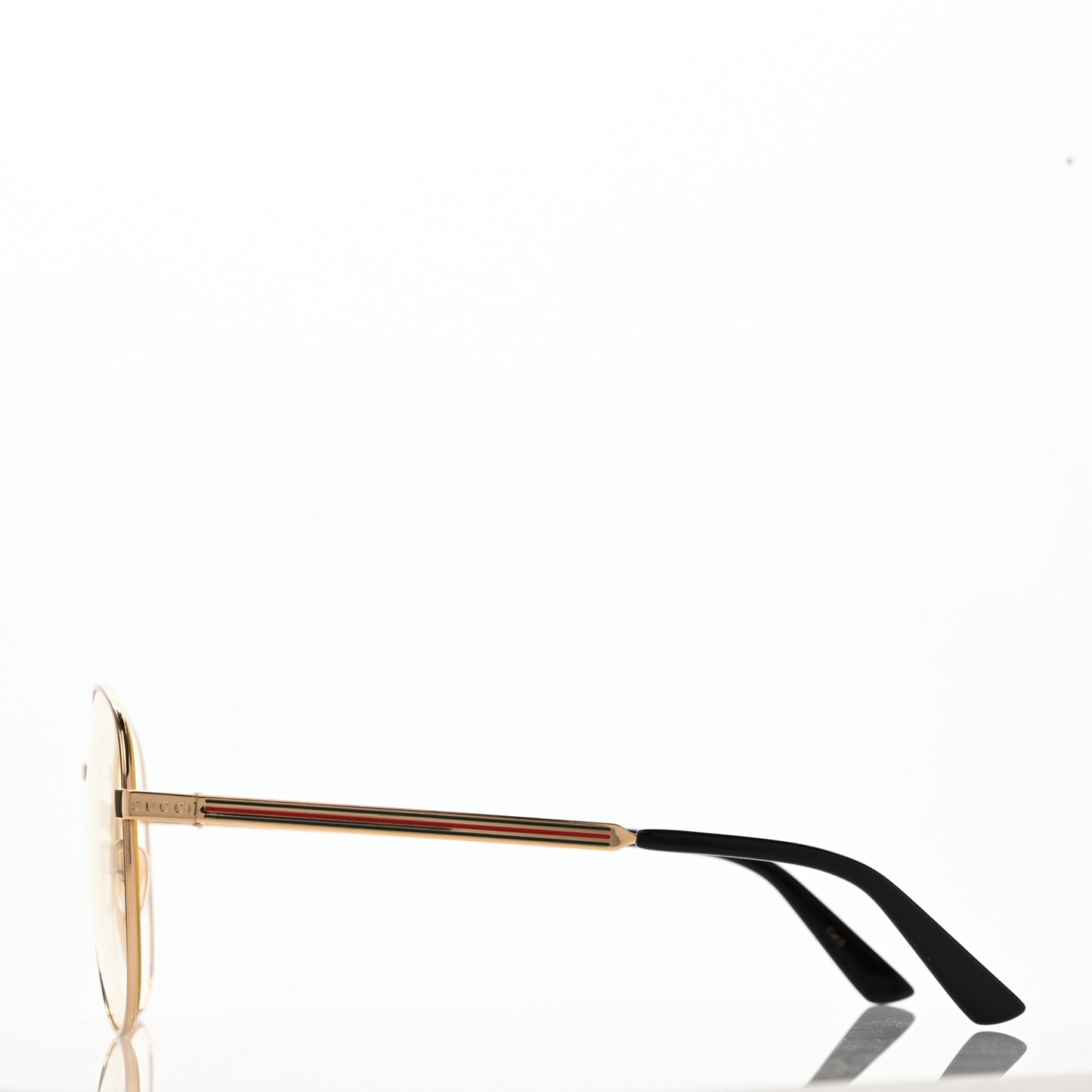 Aviator Eyeglasses GG0138S Gold Black