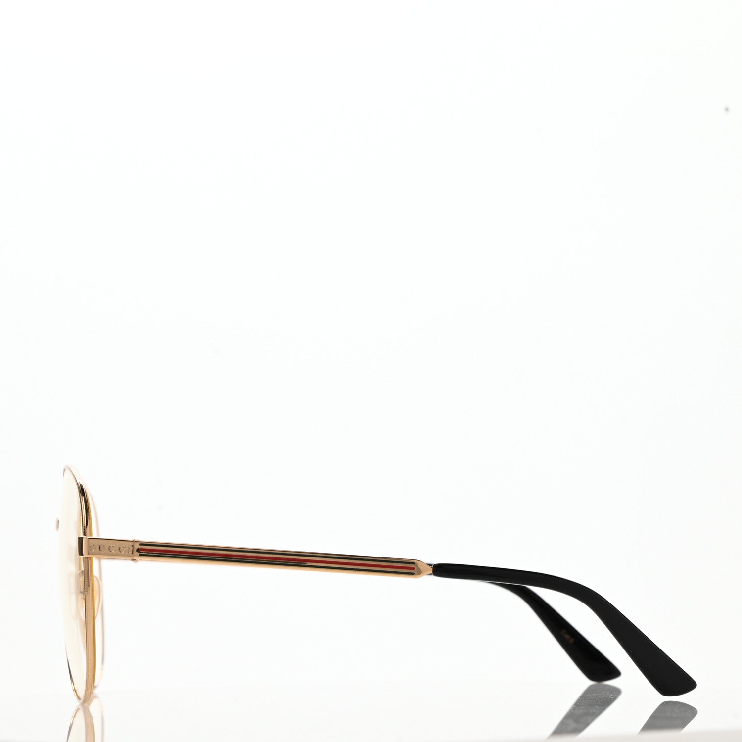 Gucci Aviator Eyeglasses GG0138S Gold Black 3 of 9