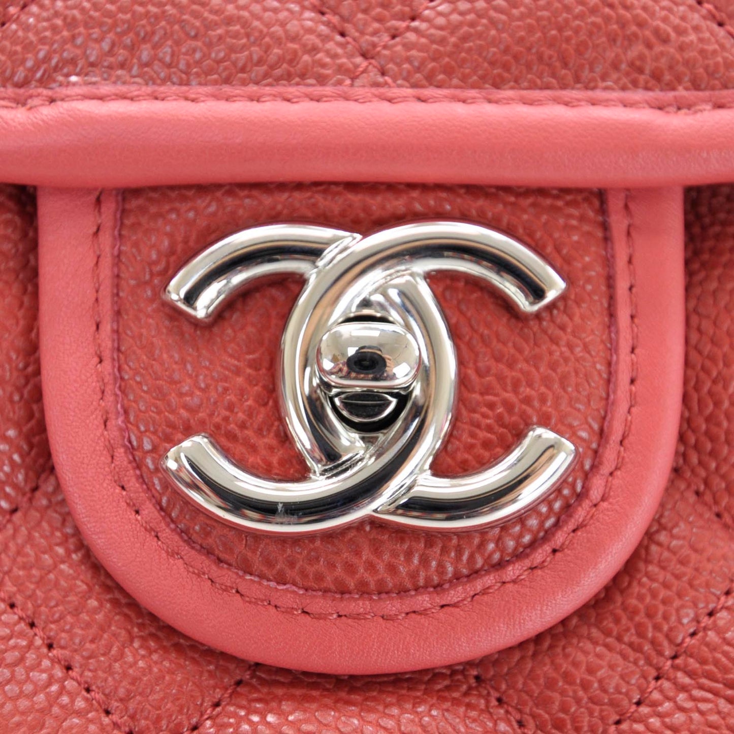 Suede Calfskin French Riviera Flap Red
