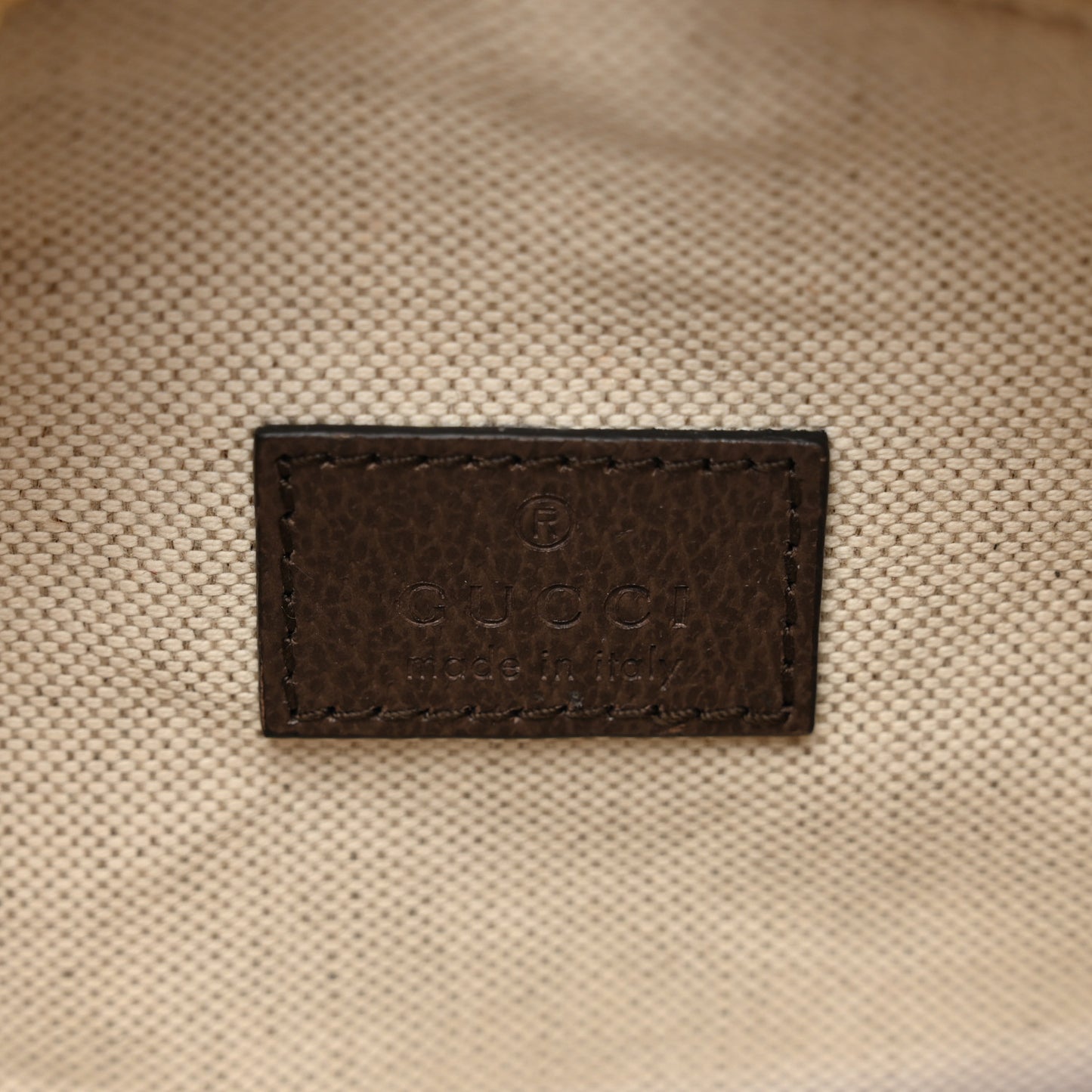 Monogram Jumbo GG Textured Dollar Calfskin Web Mini Crossbody Bag Camel Ebony New Acero