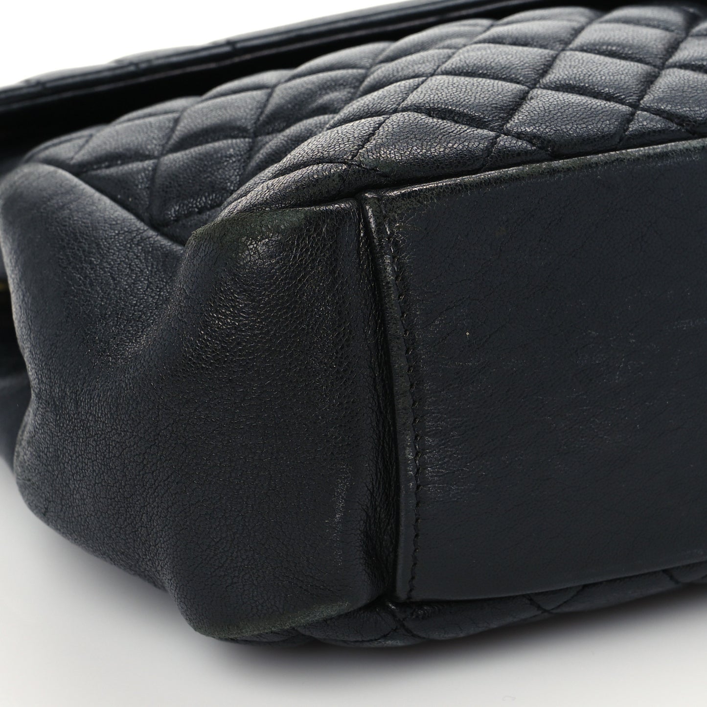 Calfskin Mixed Matelasse Triquilt Large Monogram Satchel Black
