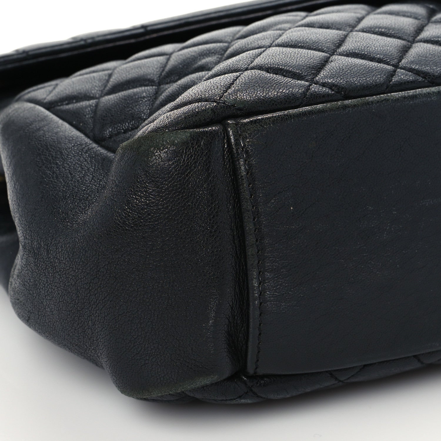 Saint Laurent Calfskin Mixed Matelasse Triquilt Large Monogram Satchel Black 6 of 9