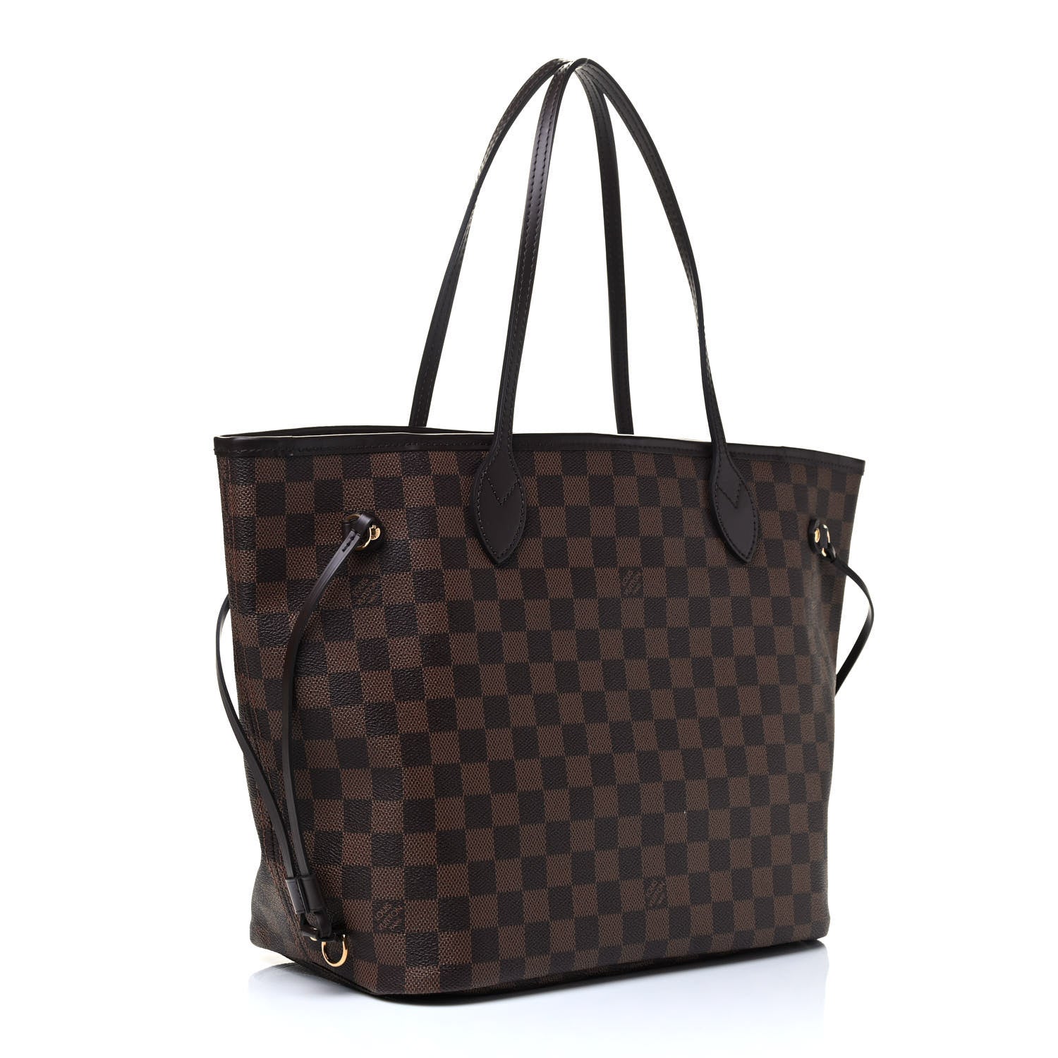 Louis Vuitton Damier Ebene Neo Neverfull MM Rose Ballerine 2 of 4