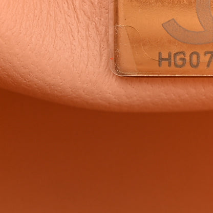 Chanel Tweed Handle Crush Top Handle Flap Bag Orange Ecru 7 of 13