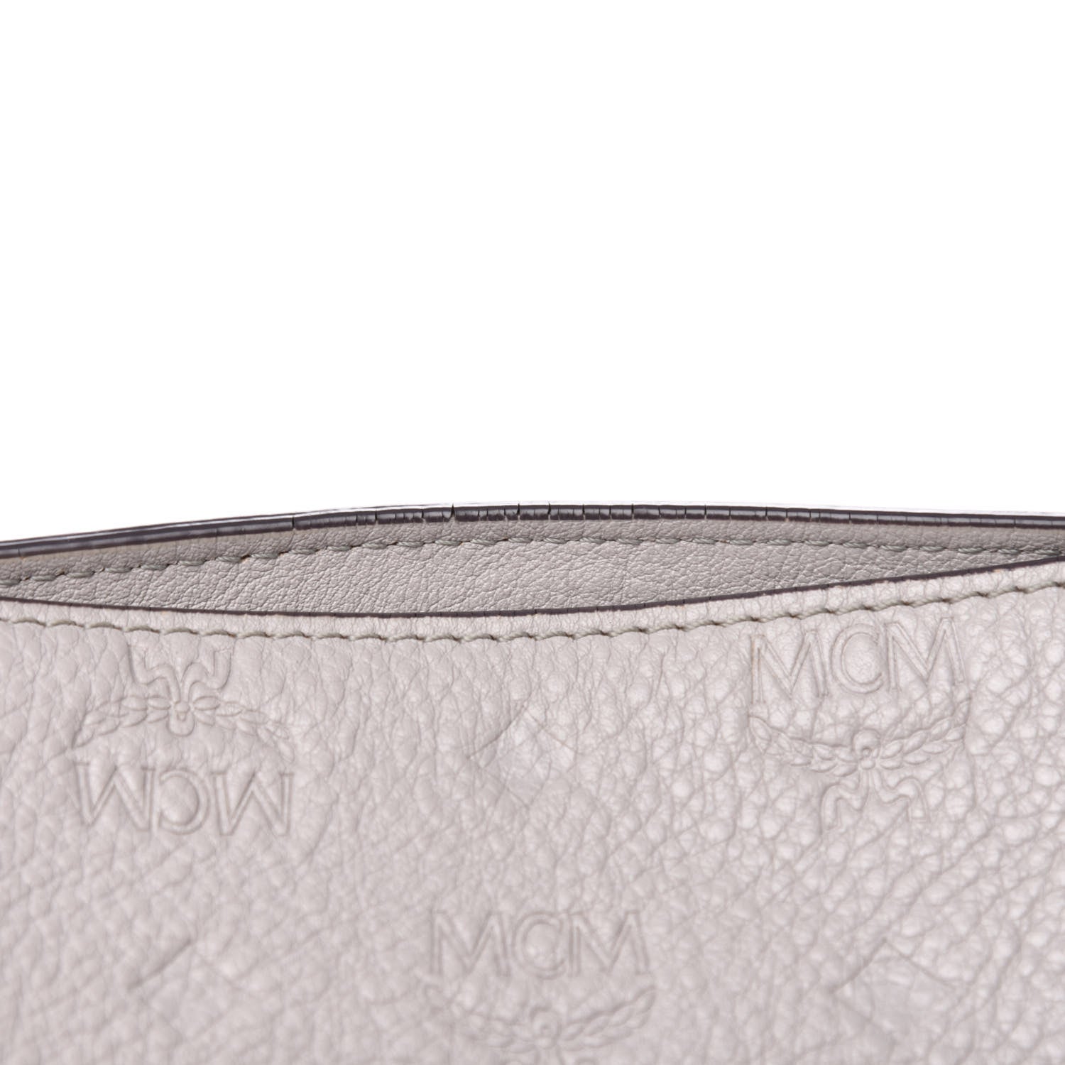 MCM Calfskin Ottomar Monogram Large Klara Hobo Dove 11 of 13