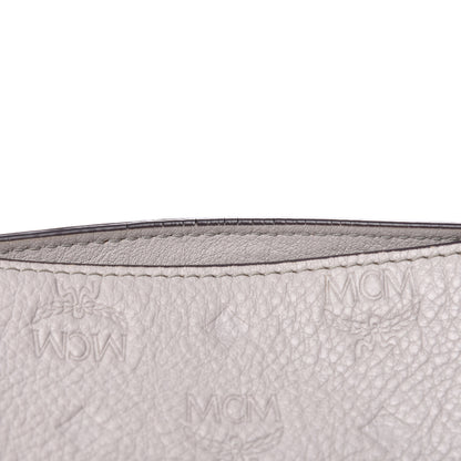 MCM Calfskin Ottomar Monogram Large Klara Hobo Dove 11 of 13