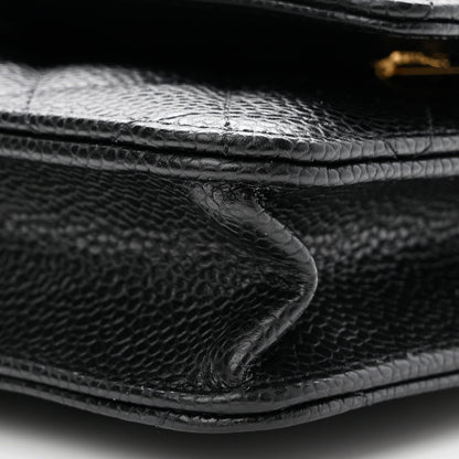 Chanel Caviar Quilted Wallet On Chain WOC Black 11 of 12