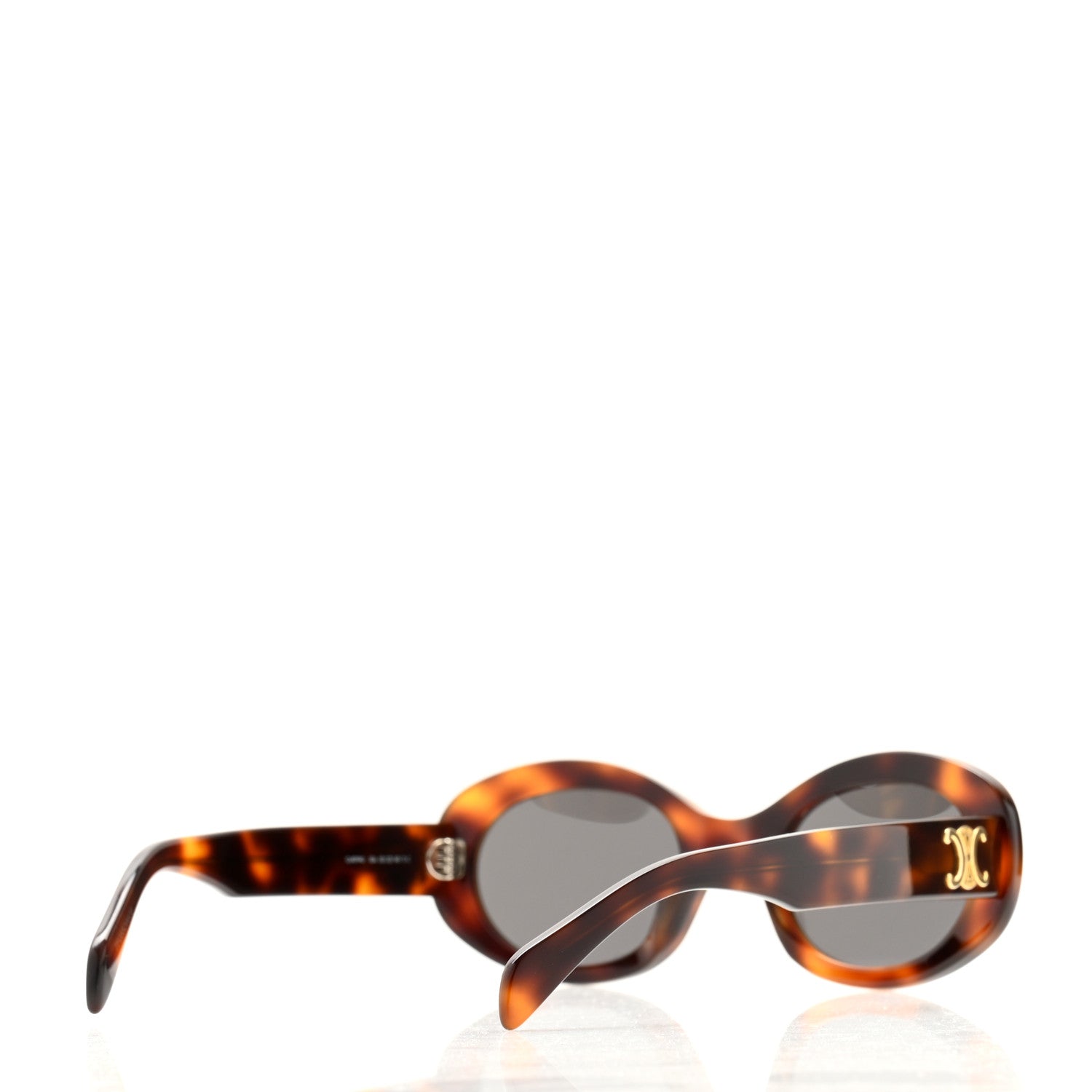 Celine Acetate Triomphe 01 Sunglasses CL 40194U Tortoise 4 of 7