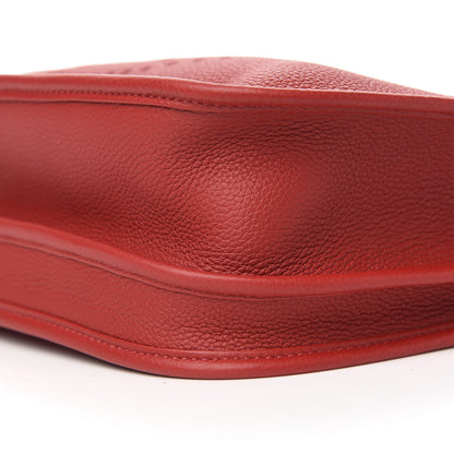 Hermes Taurillon Clemence Evelyne III PM Rouge Piment 9 of 11