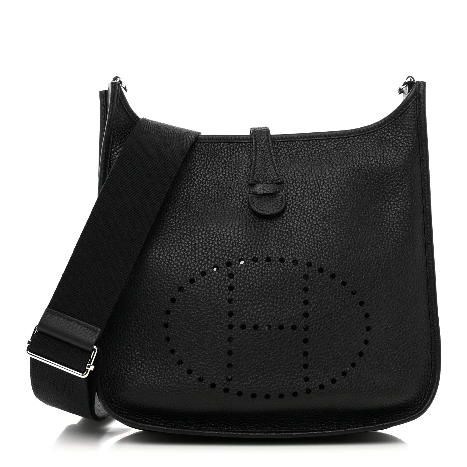 Hermes Taurillon Clemence Evelyne III PM Black 1 of 9