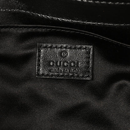 Gucci Nappa Vertical Matelasse Medium Maxi Horsebit Chain Shoulder Bag Black 6 of 11