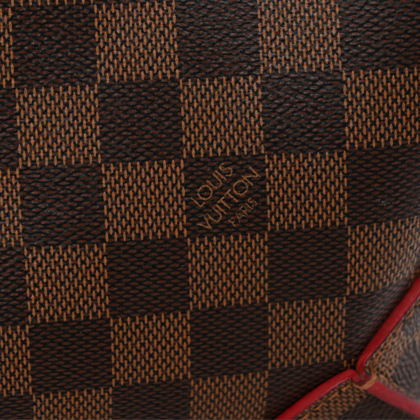 Damier Ebene Caissa Hobo Cherry