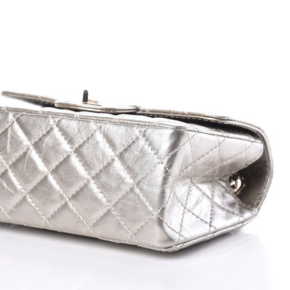 Chanel Aged Calfskin Quilted 2.55 Reissue Mini Flap Silver 6 of 10
