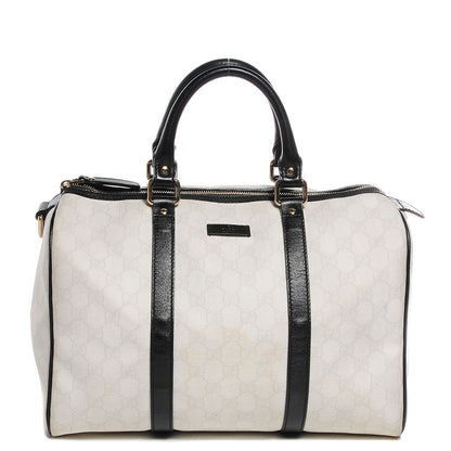 Gucci GG Plus Monogram Medium Joy Boston White Black 1 of 7