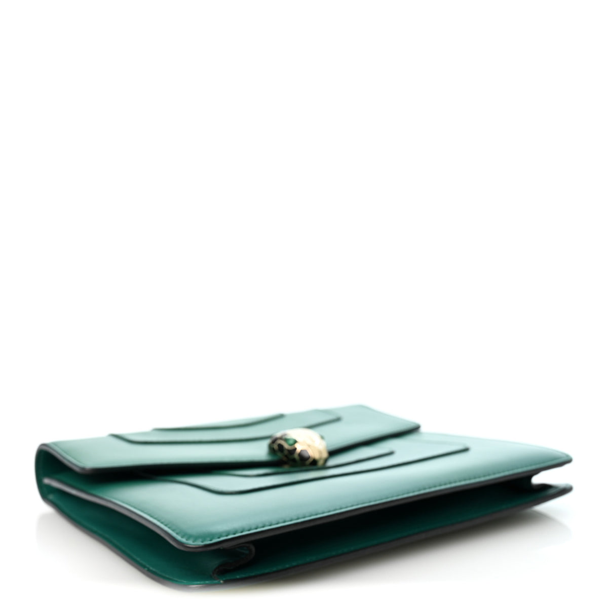Calfskin Serpenti Forever Shoulder Bag Emerald Green