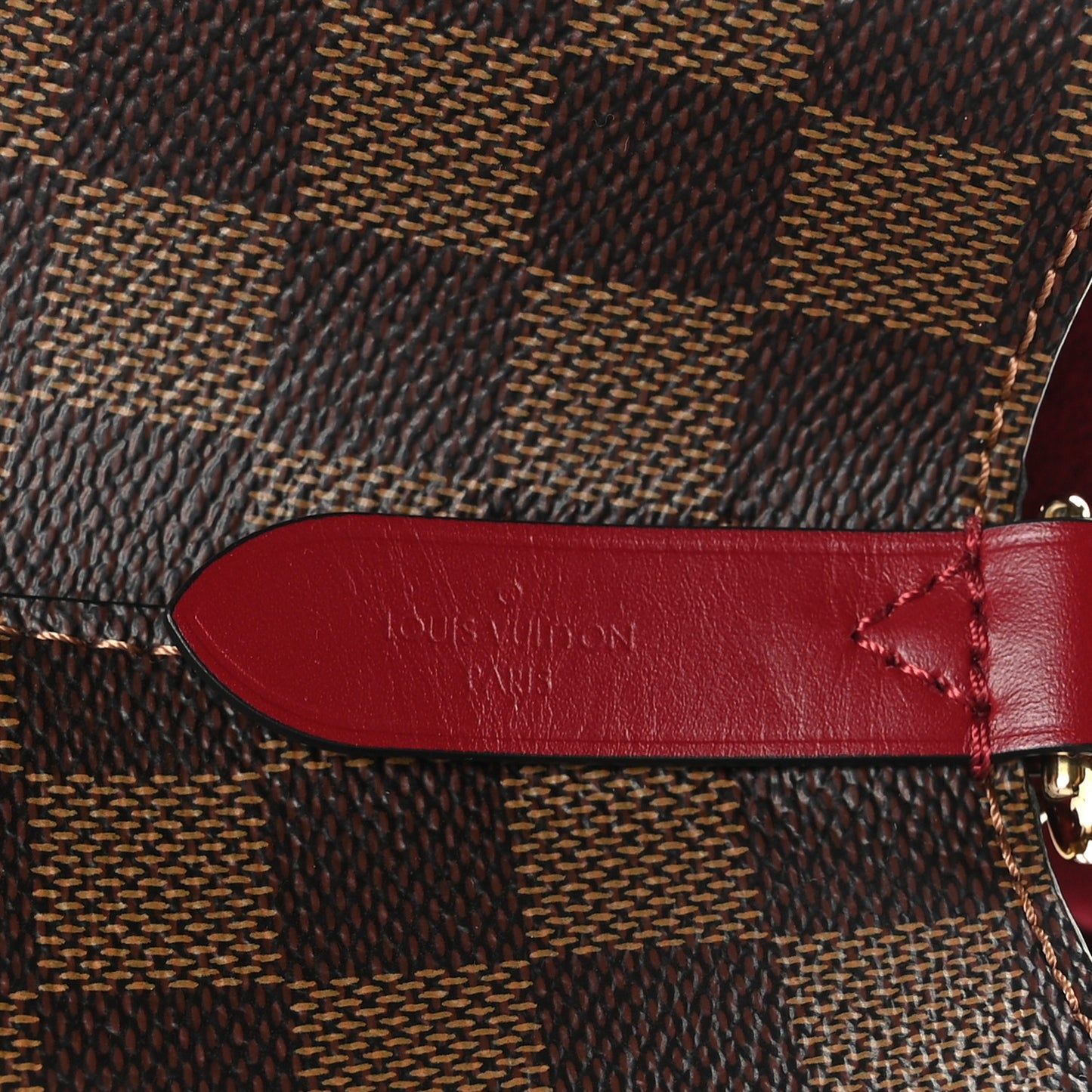 Damier Ebene Neonoe MM Cherry Berry