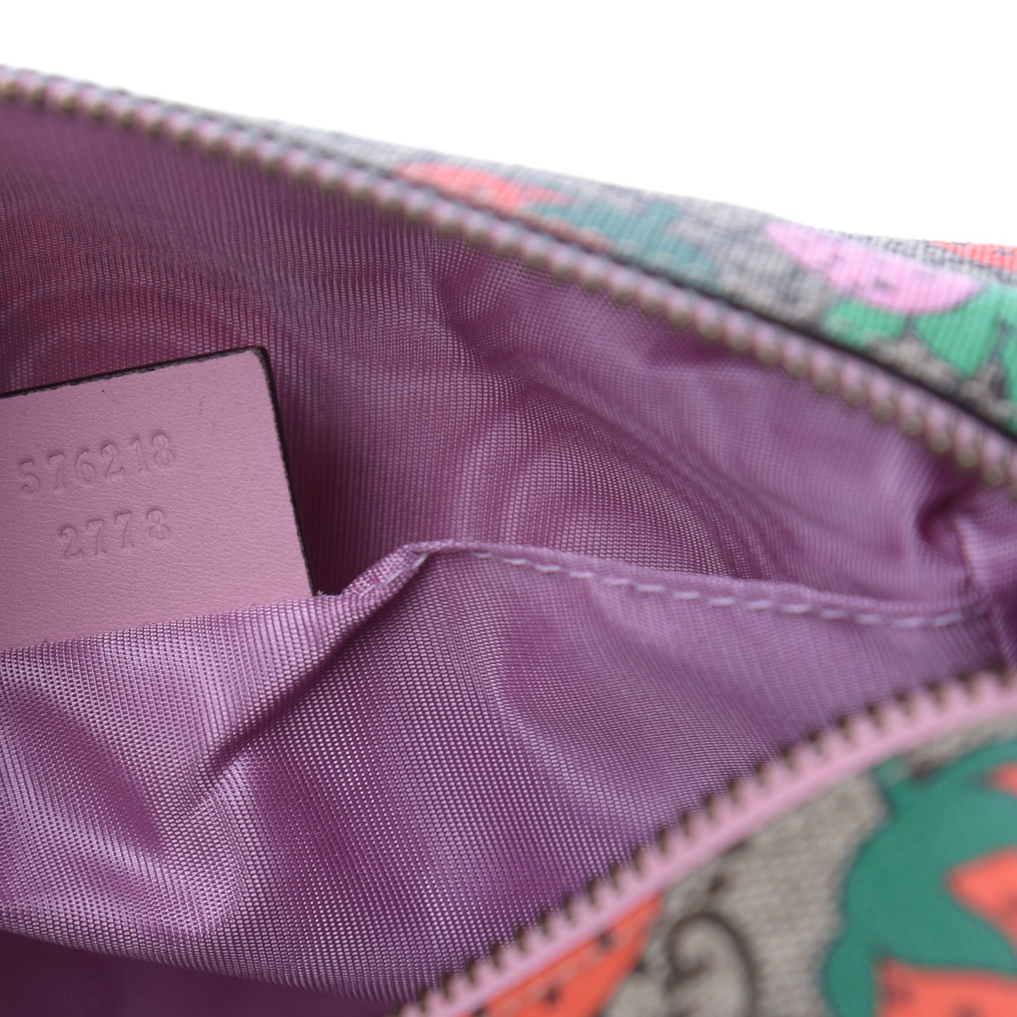 GG Supreme Monogram Strawberry Cosmetic Case