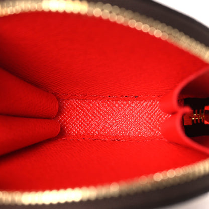 Louis Vuitton Monogram OnTheGo East West Round Coin Purse Red 5 of 6