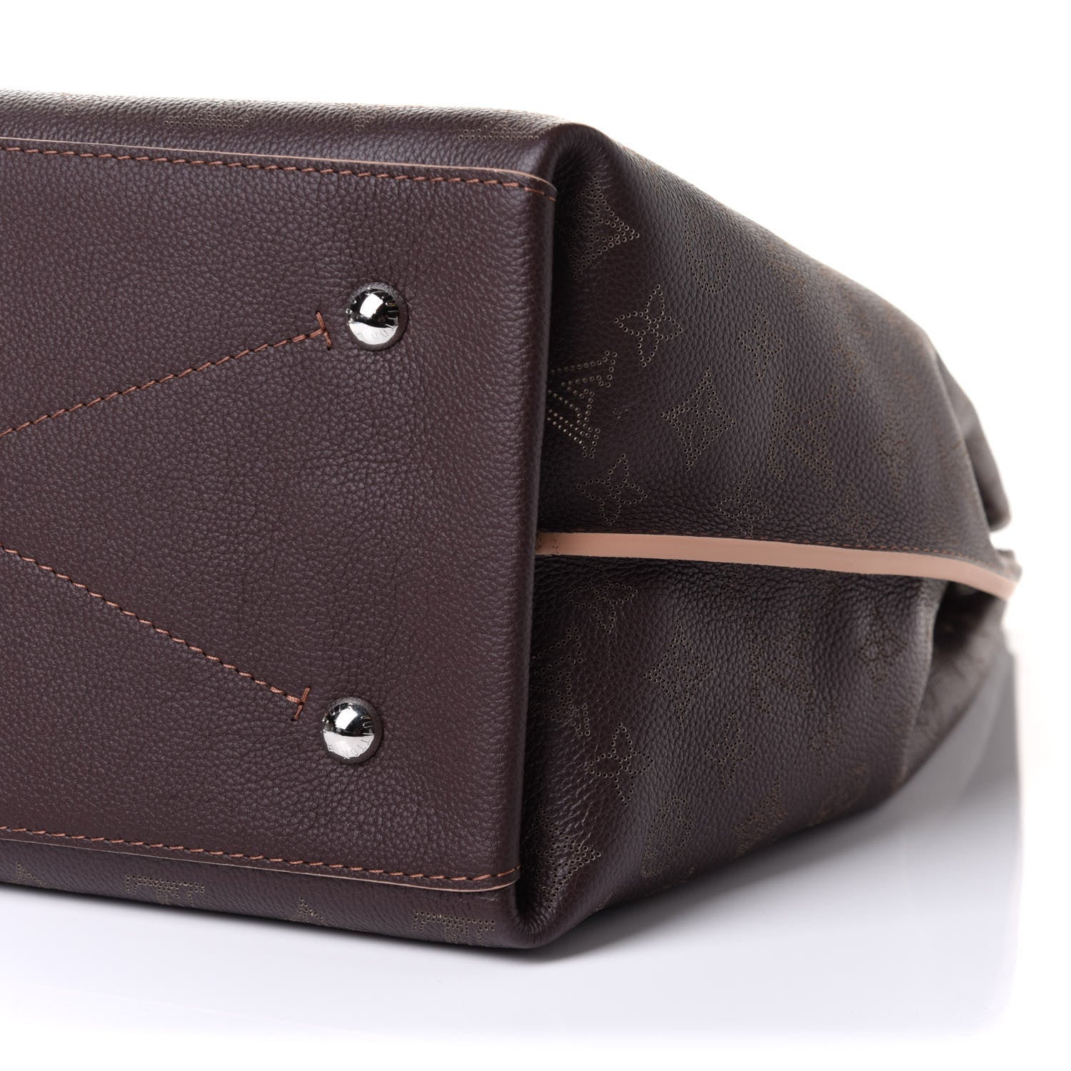 Louis Vuitton Mahina Carmel Hobo Chocolate 9 of 9