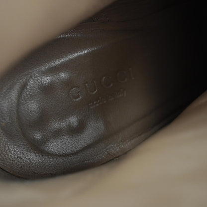 Gucci Leather Bamboo Ankle Boots 7.5 B Black 5 of 7