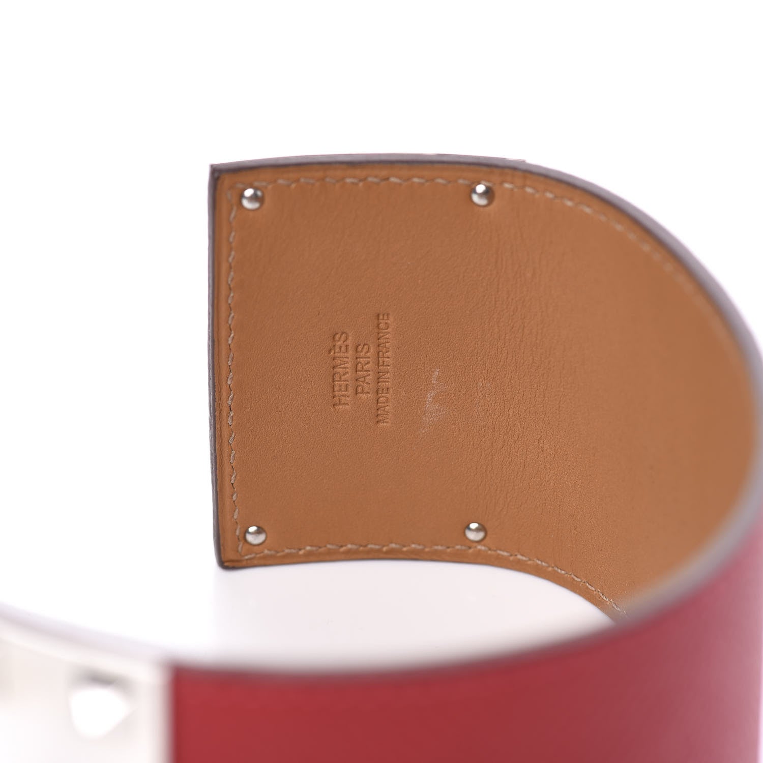 Hermes Epsom Extreme Kelly Bracelet S Rouge Casaque 4 of 5