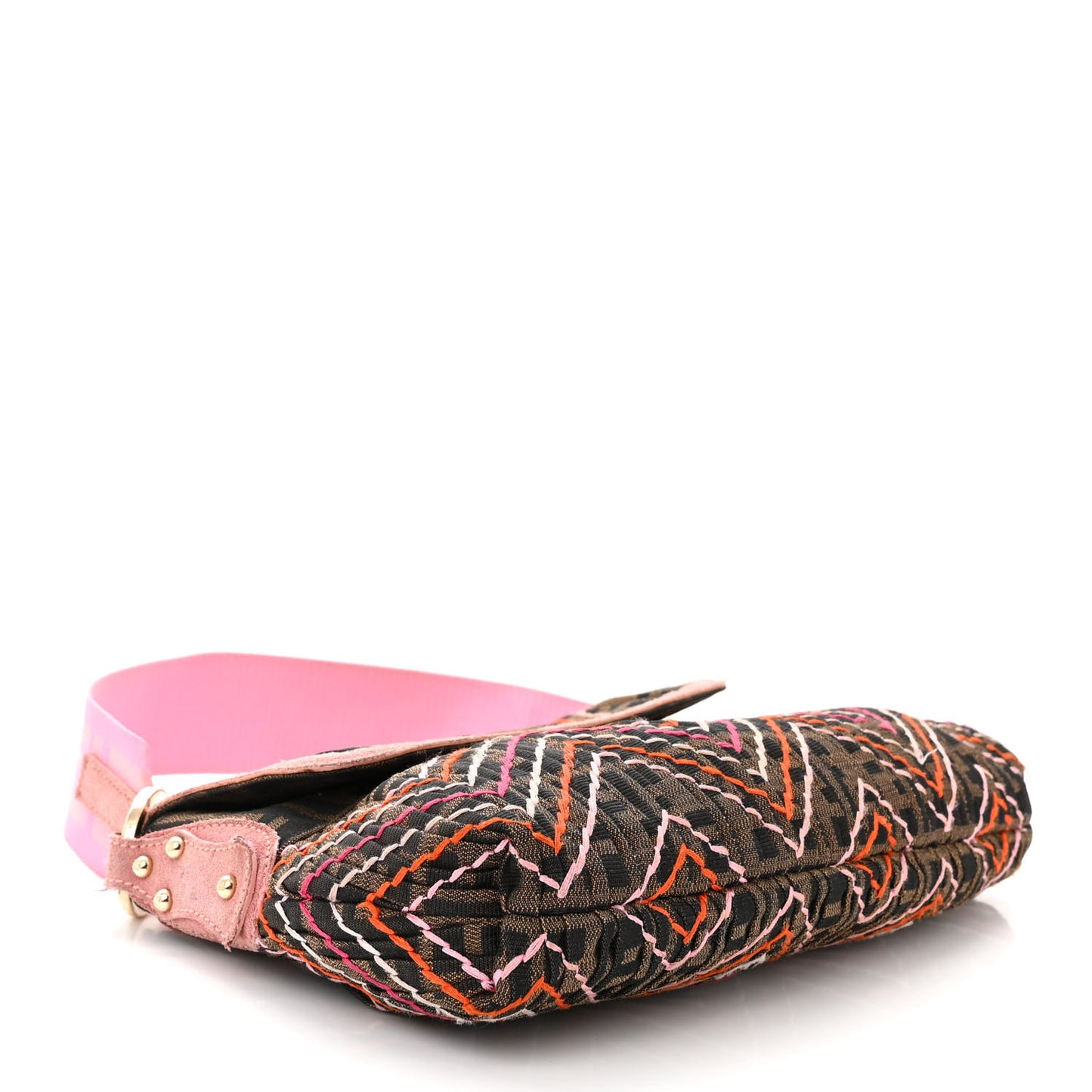 Zucca Cuoio Lucido Small Chef Shoulder Bag Tobacco Pink