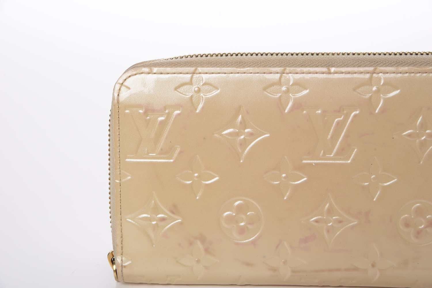 Louis Vuitton Vernis Zippy Wallet Blanc Corail 10 of 16