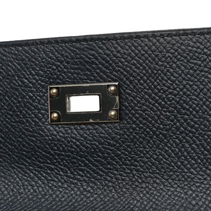 Hermes Epsom Kelly Longue Wallet Blue Indigo 8 of 10