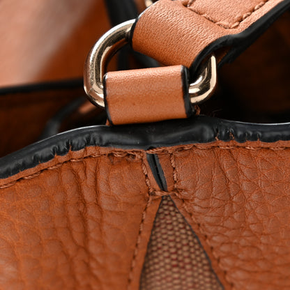 Burberry Grainy Calfskin House Check Small Maidstone Saddle Brown 13 of 13