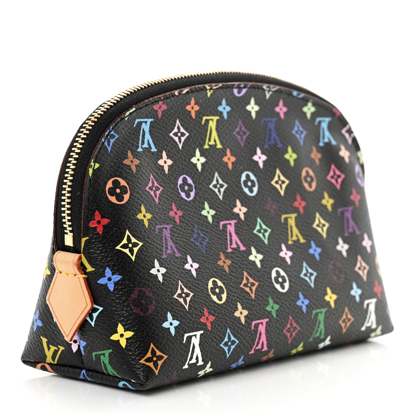 Monogram Multicolor Cosmetic Pouch Black Grenade
