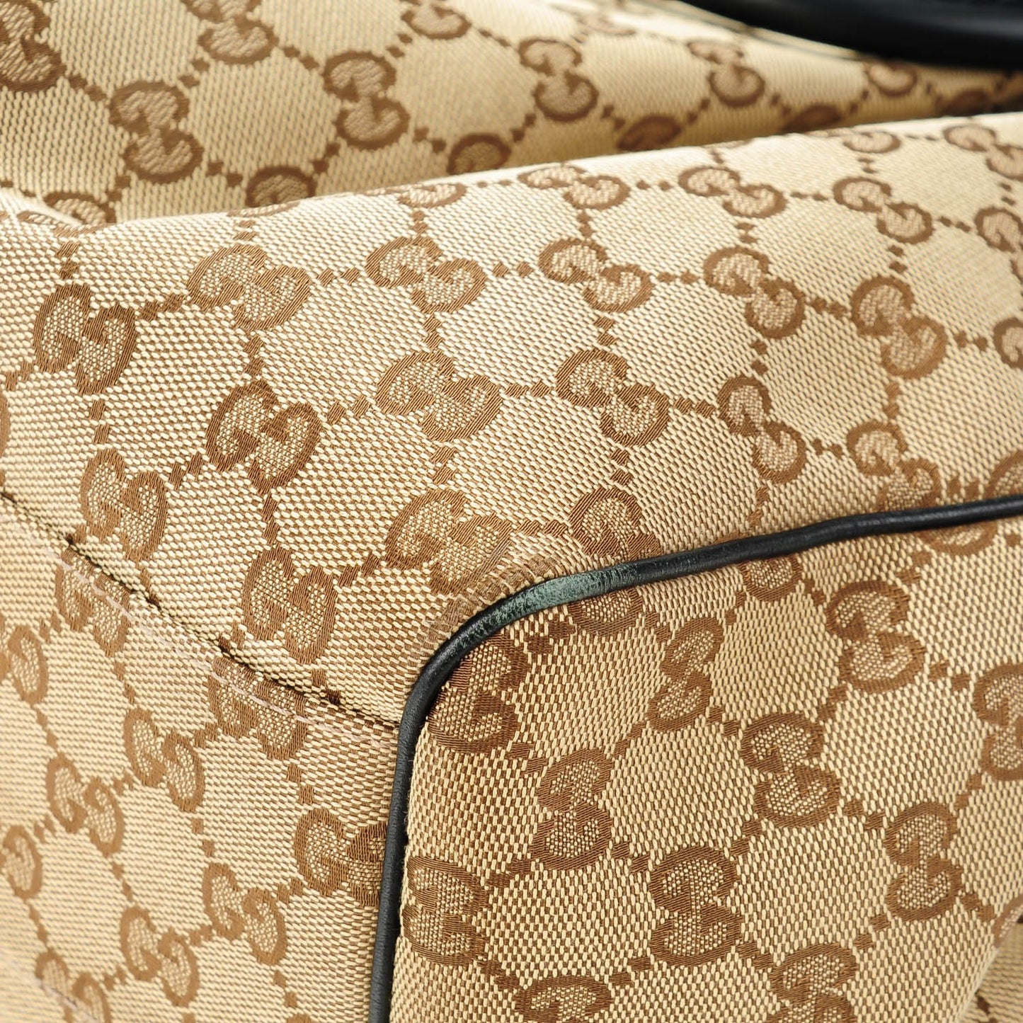 Monogram Medium Sukey Tote Beige Ebony Black