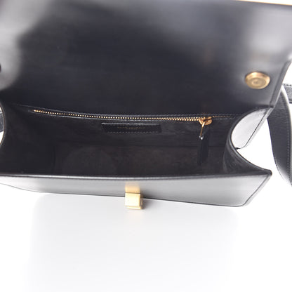 Saint Laurent Smooth Calfskin Carre Satchel Black 5 of 10